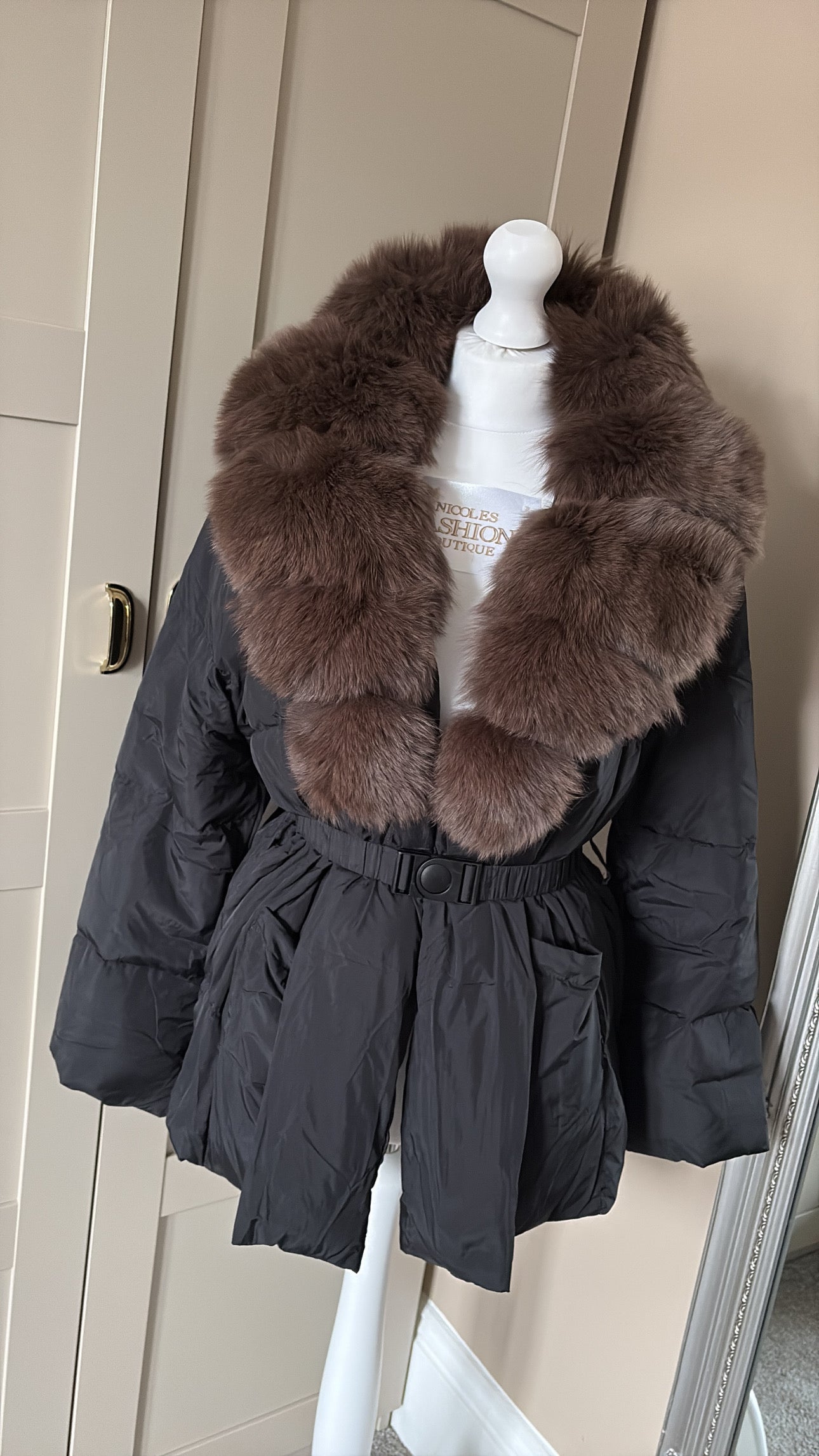 “Bella” Coat in black 1-3 days delivery