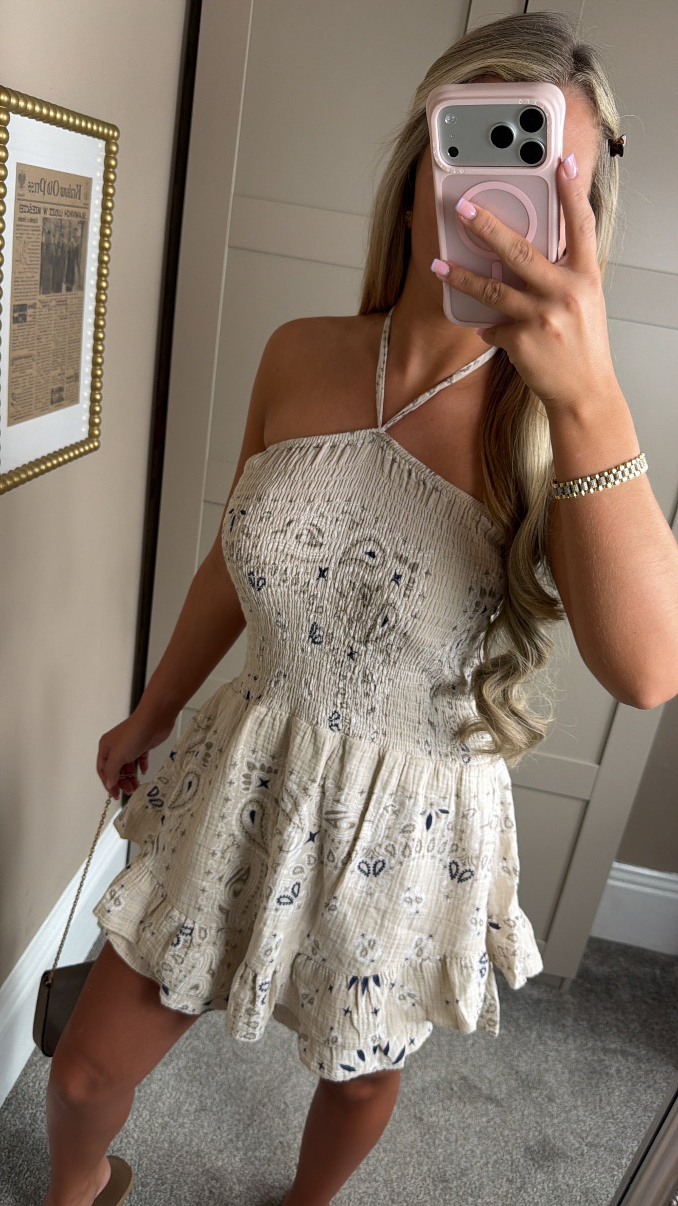 Women’s Beige Playsuit
