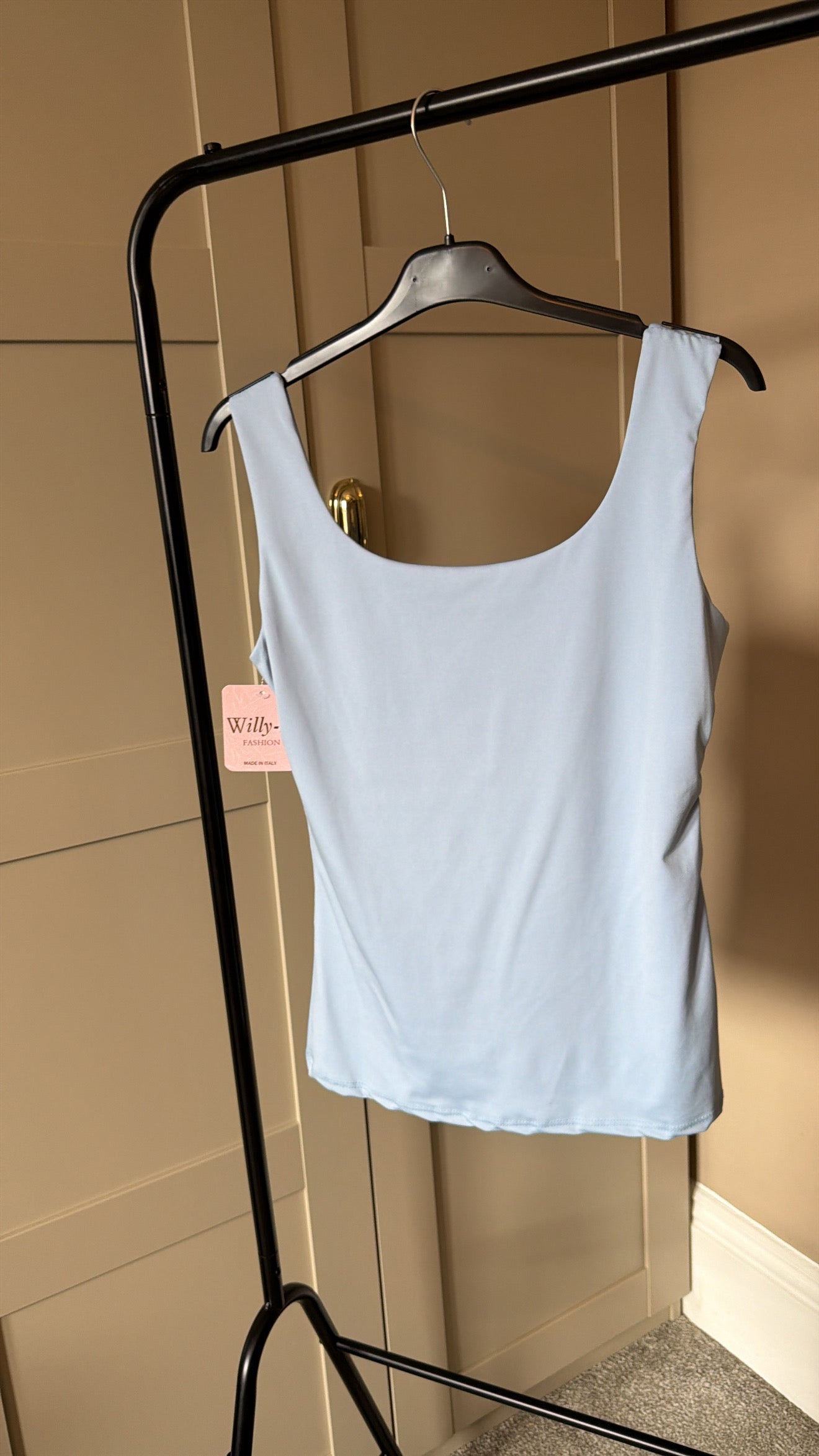 Women’s Blue Vest Top