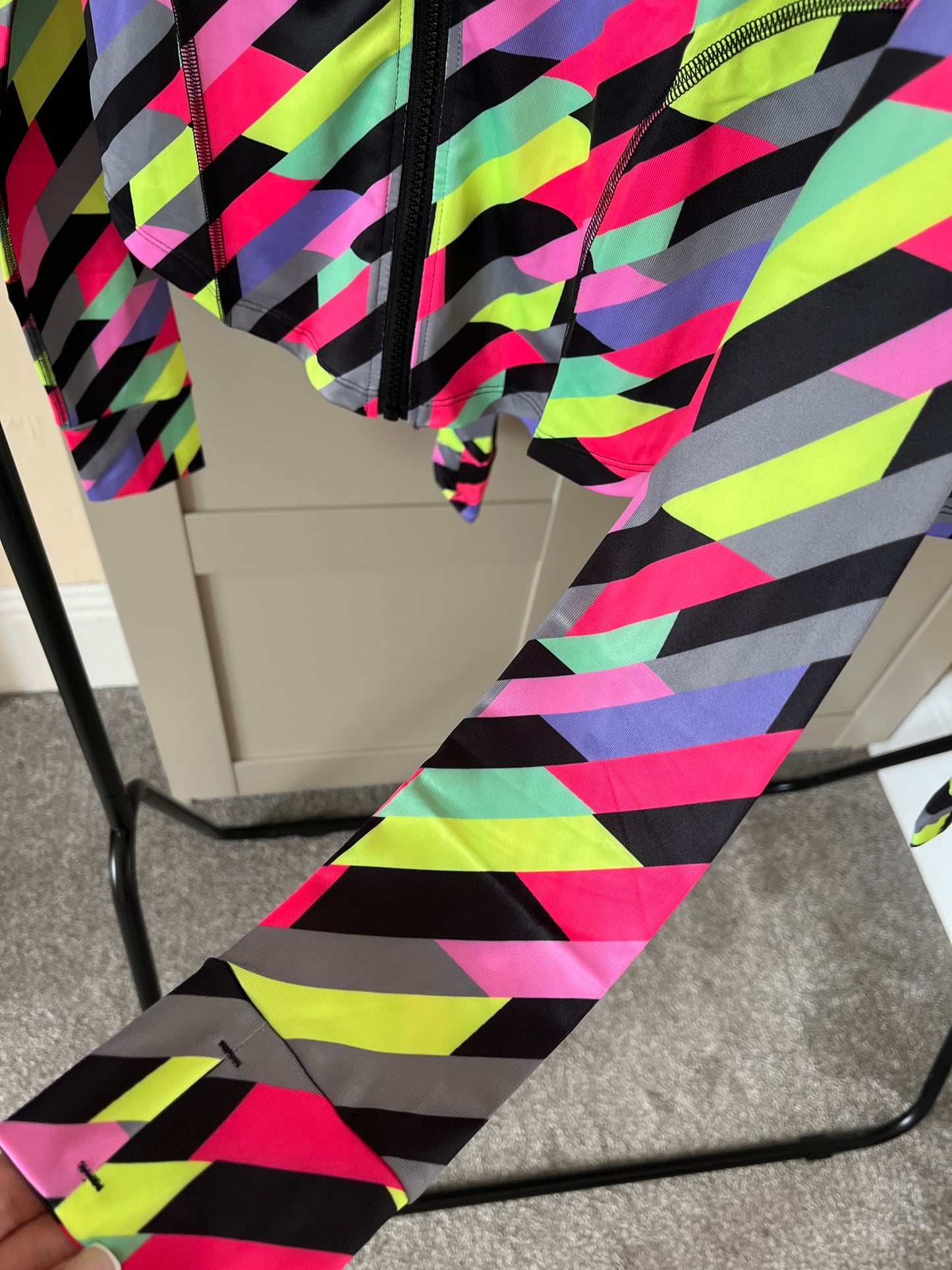 Rainbow Stripe Gym Jacket