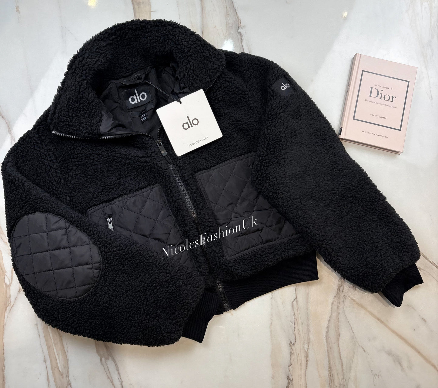 Women’s Black Fleeced Jacket INSTOCK (1-3 Days Delivery)