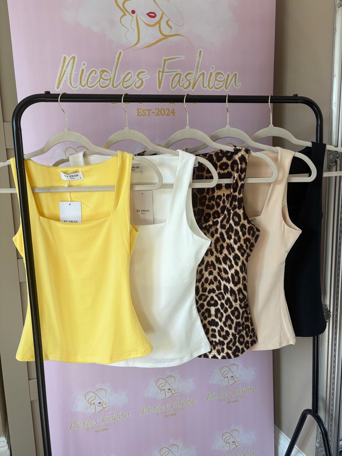 Women’s Double Lined Vest Tops INSTOCK