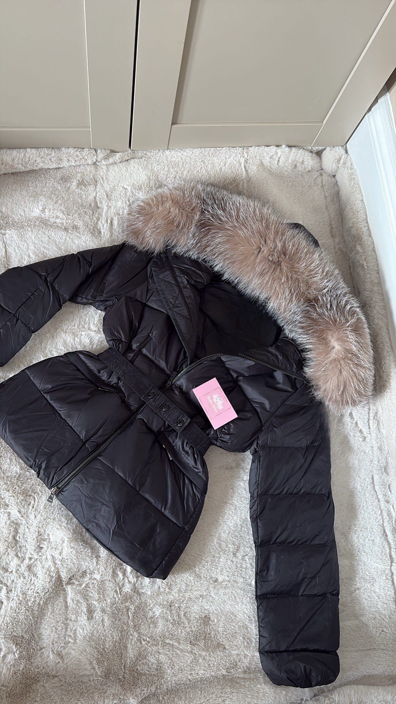 Women’s Matt black coat PRE ORDER
