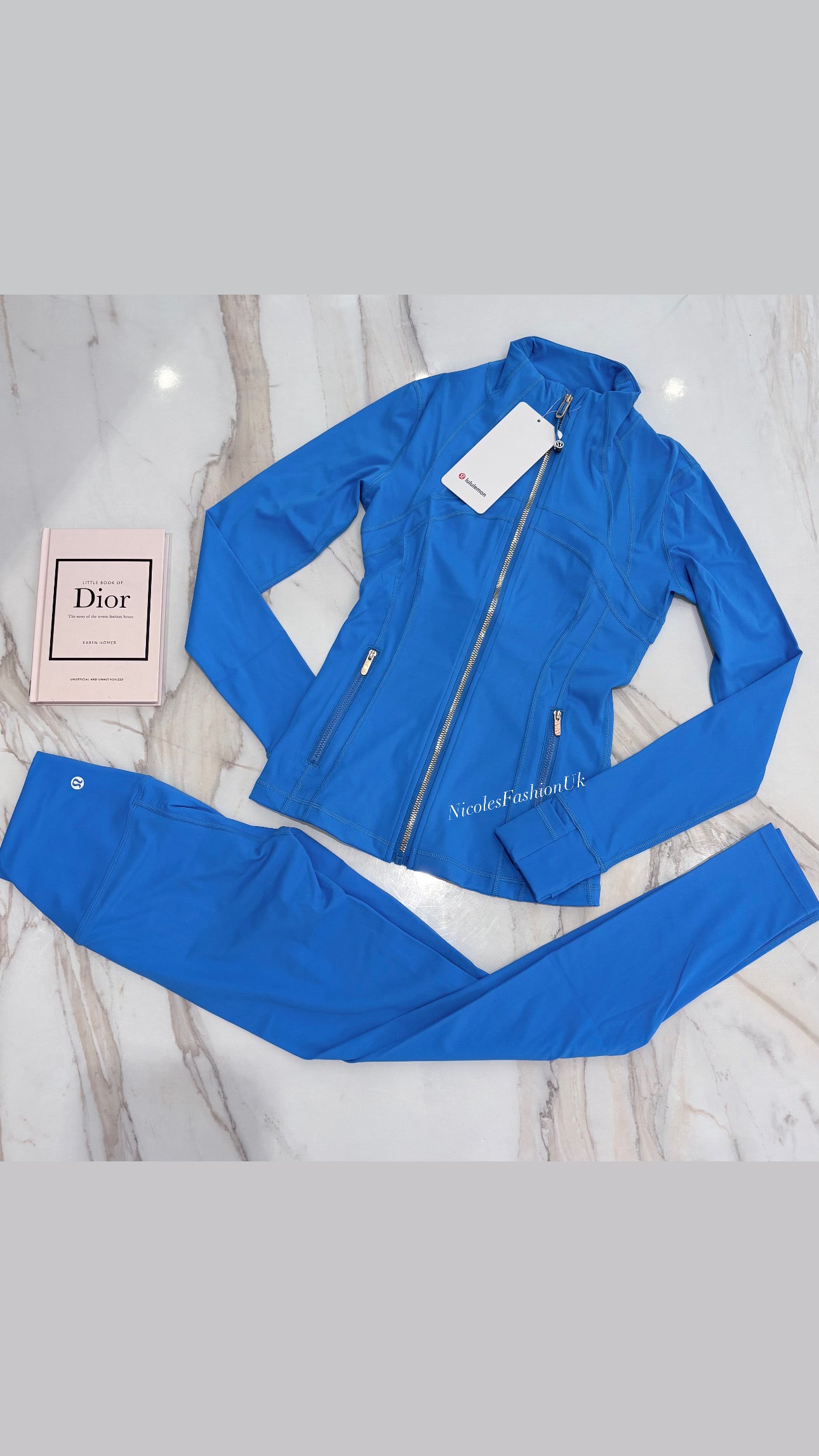 Women’s Bright Blue Gym Set INSTOCK (1-3 Days Delivery)