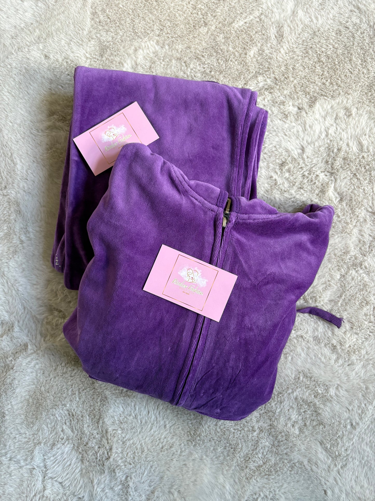 Purple tracksuit instock Size 10-12