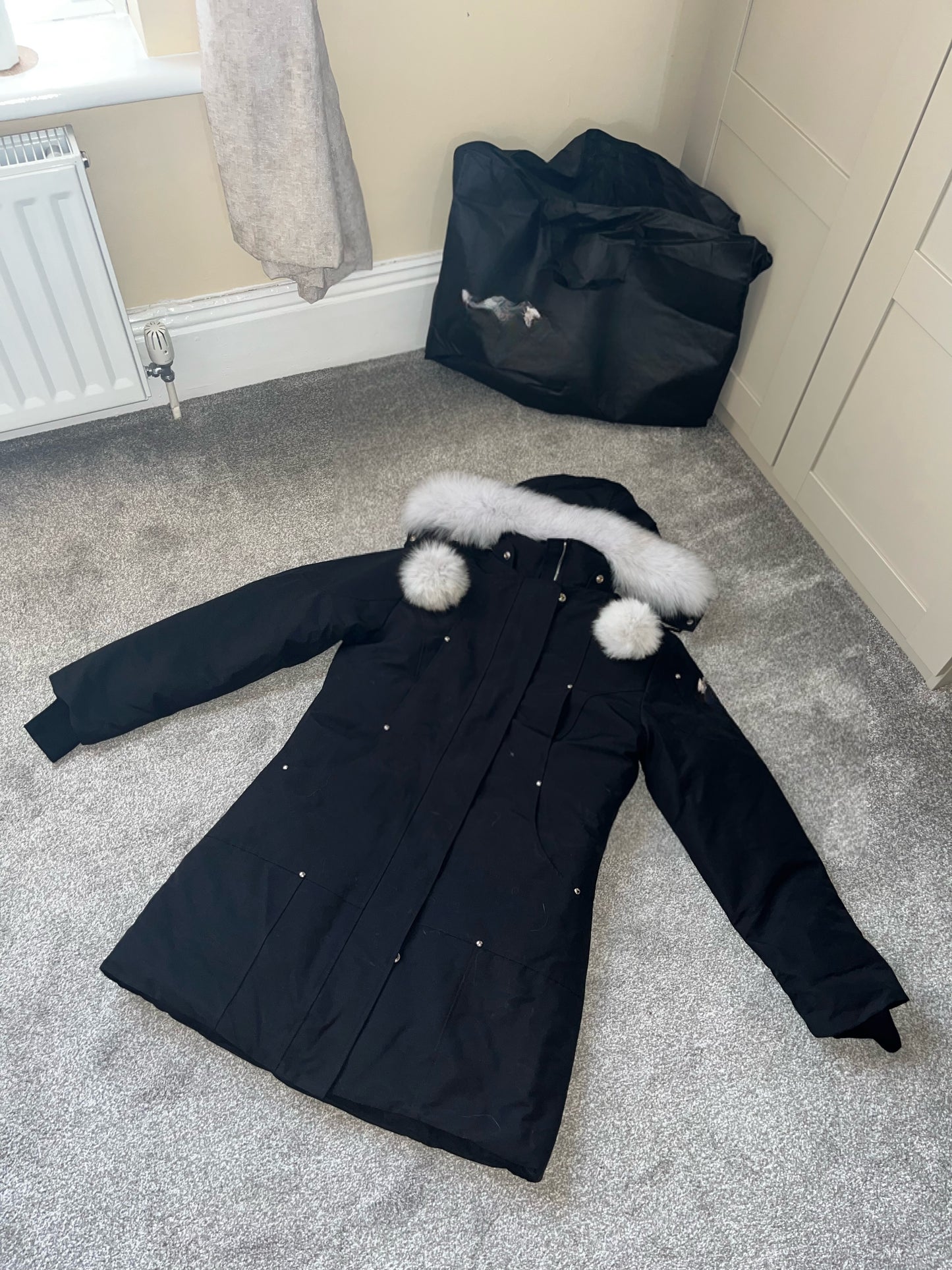 Women’s long black coat PRE ORDER