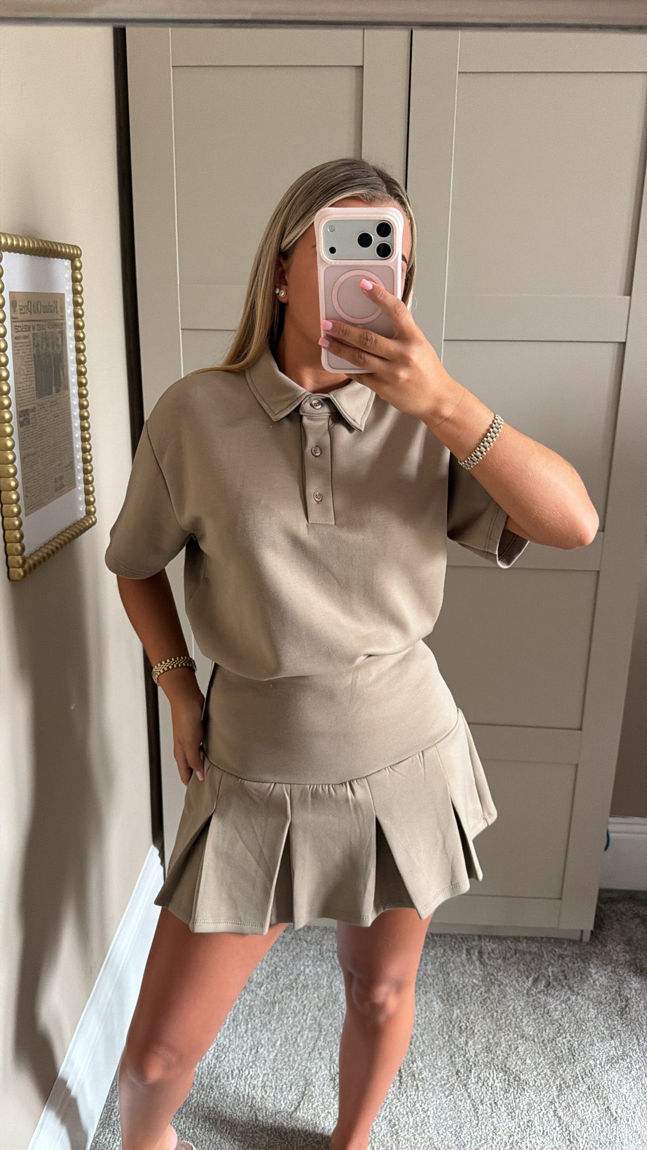 Women’s Mocha Skort & TShirt Set