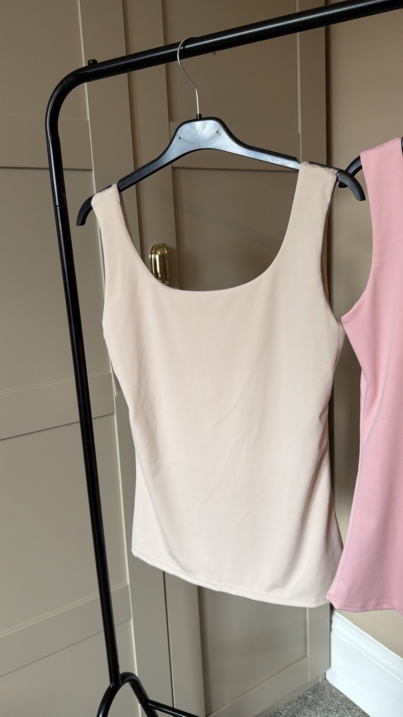 Women’s Beige Vest Tops