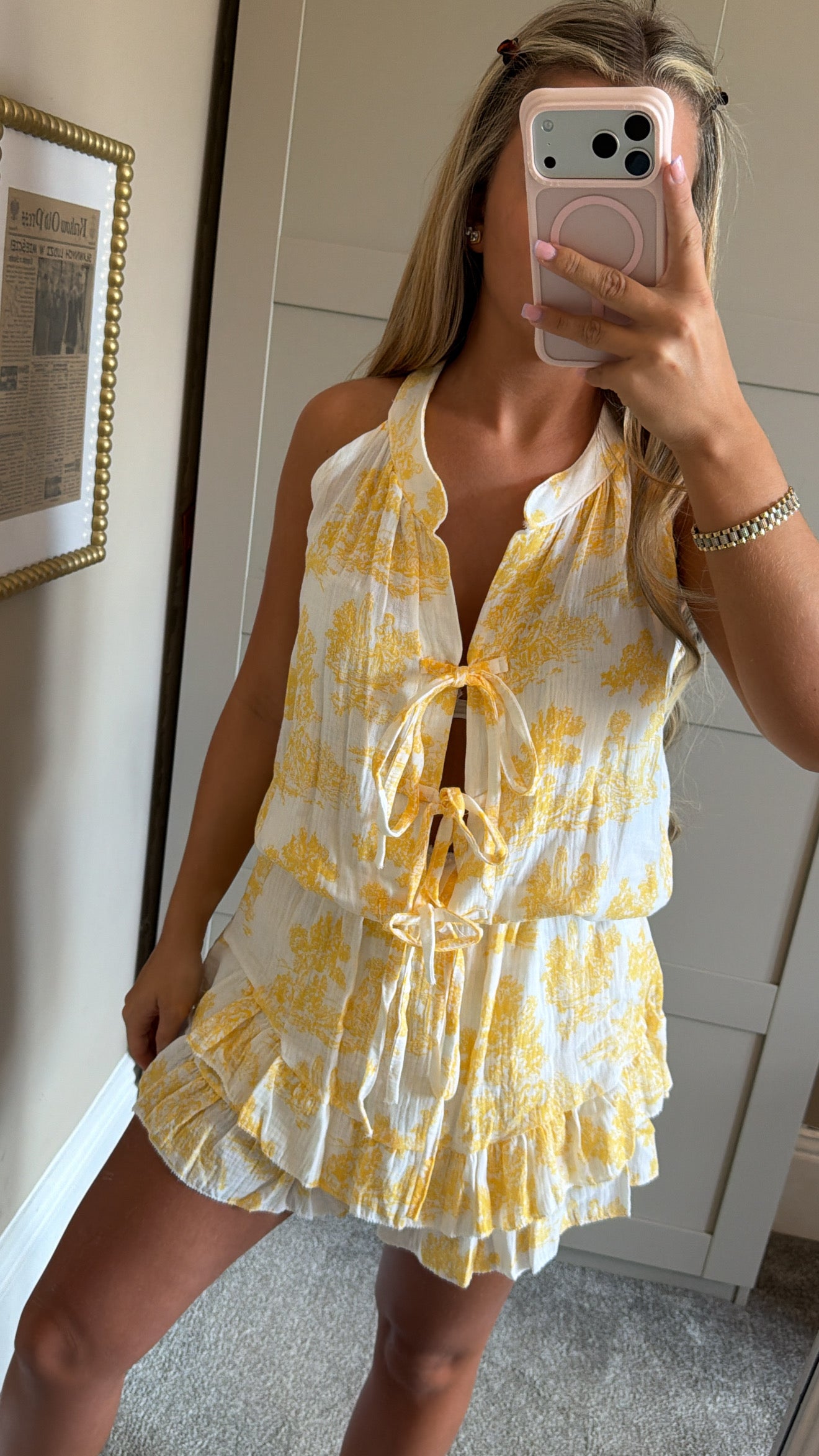 Women’s Yellow Playsuit