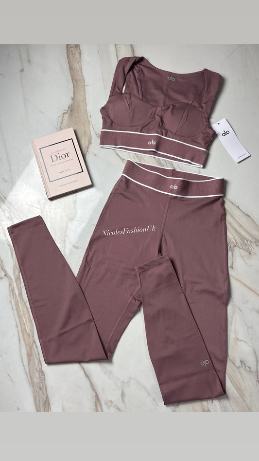 Women’s ‘Mauve’ Gym Set INSTOCK (2-3 Days Delivery)