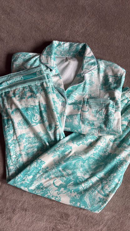 Luxury night wear- Mint Green
