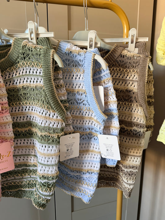 Women’s Blue Crochet Set