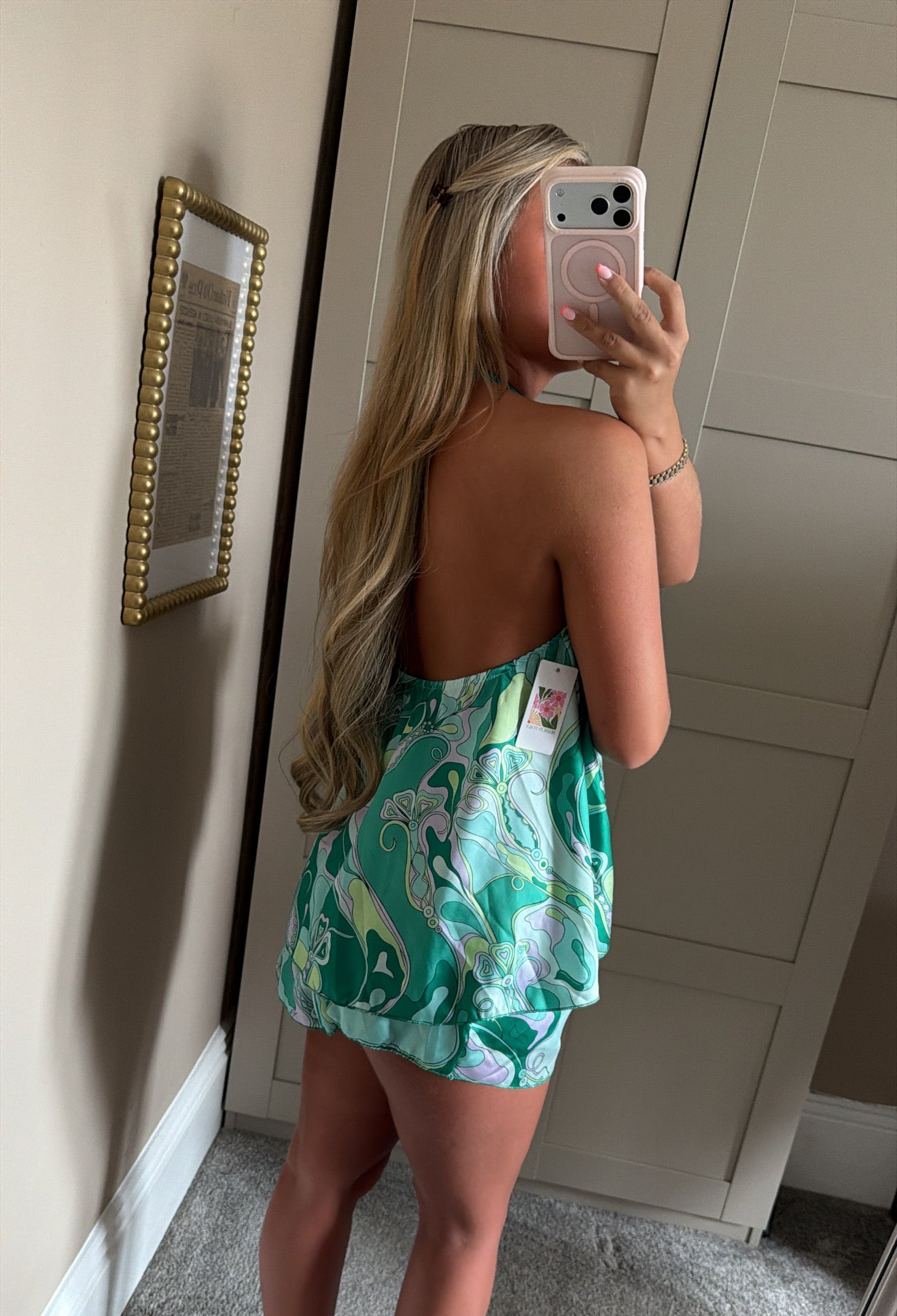 Women’s Green Swirl Co-Ord