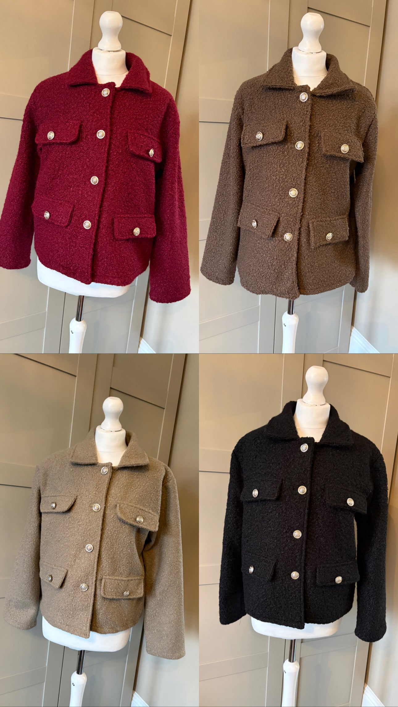 SALE-Women’s Teddy Jackets INSTOCK