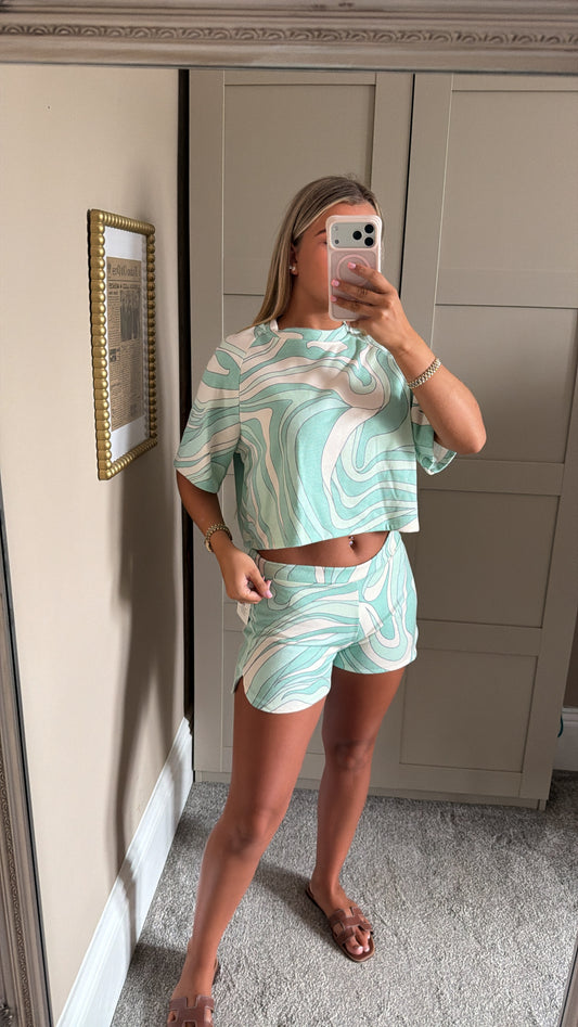 Women’s Mint Swirl Set