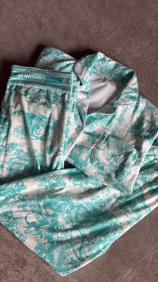 Luxury night wear- Mint Green