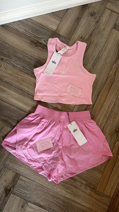 New In🩷 Pink Shorts & Vest Set