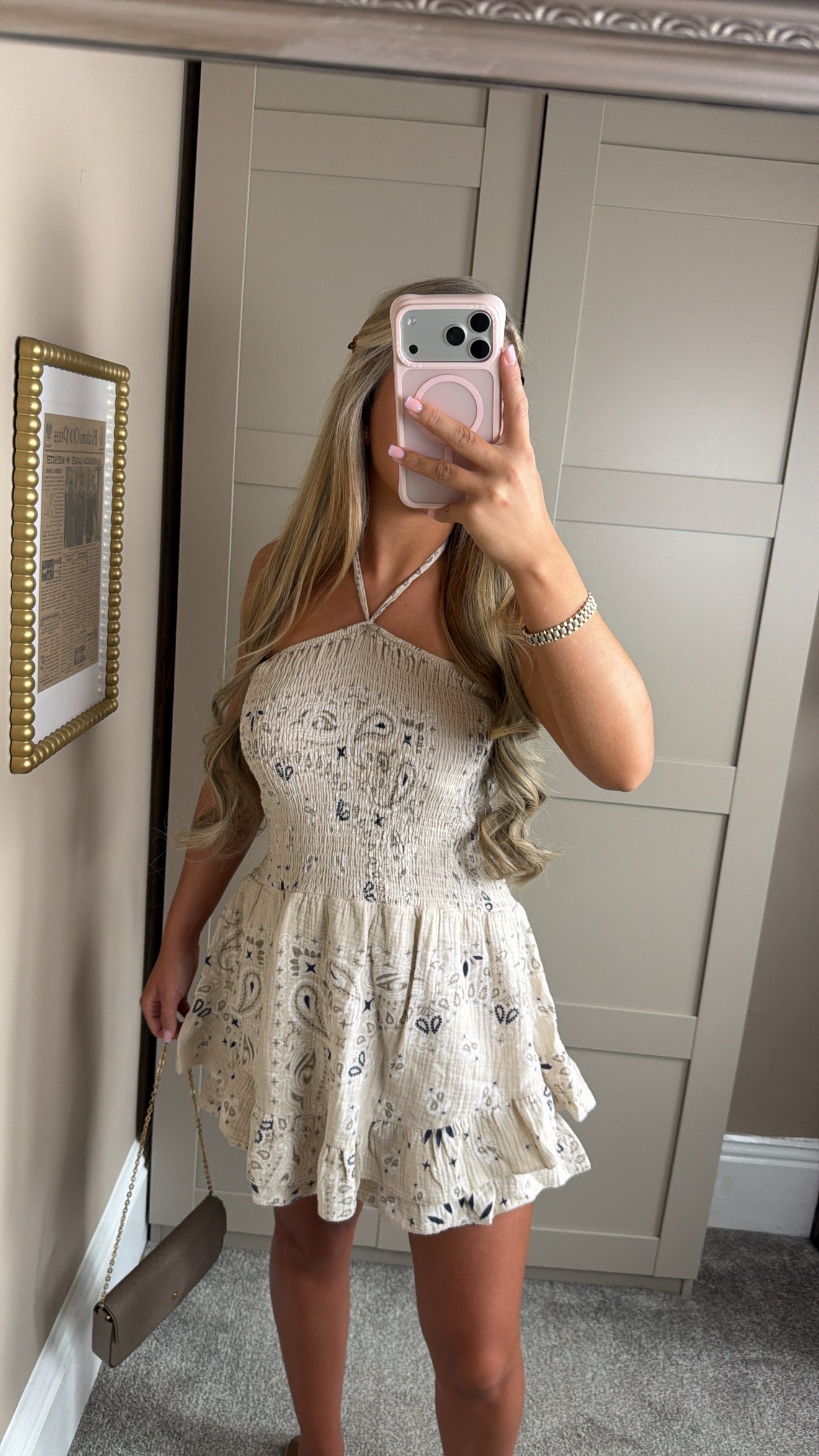 Women’s Beige Playsuit