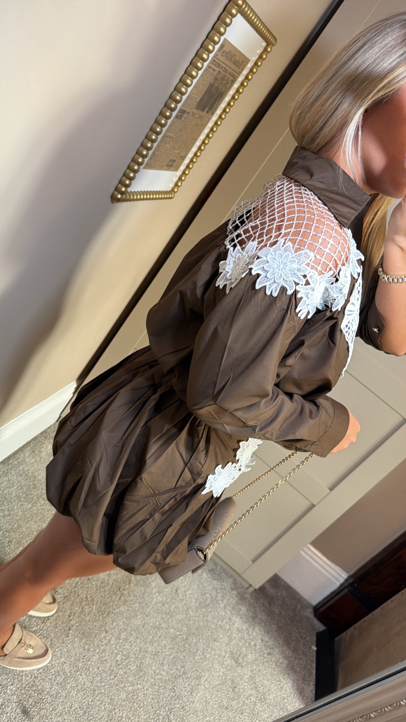 Women’s Brown Shirt Co-Ord