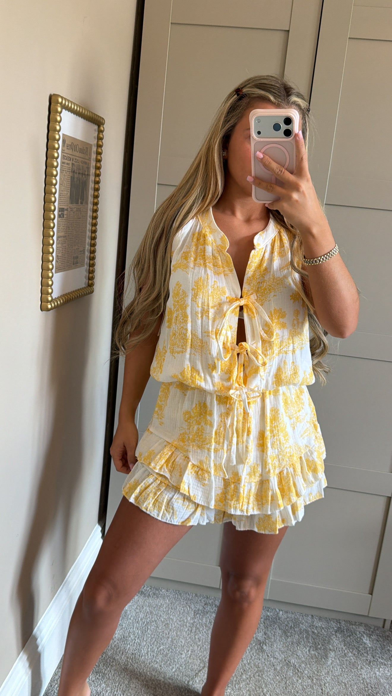 Women’s Yellow Playsuit