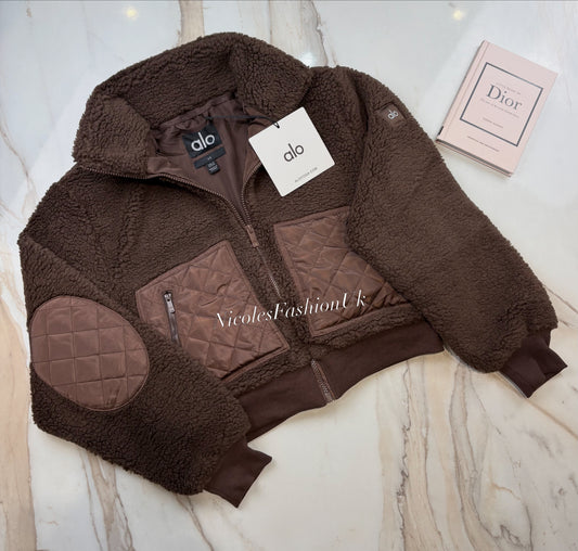 Women’s Brown Fleeced Jacket INSTOCK (1-3 Days Delivery)