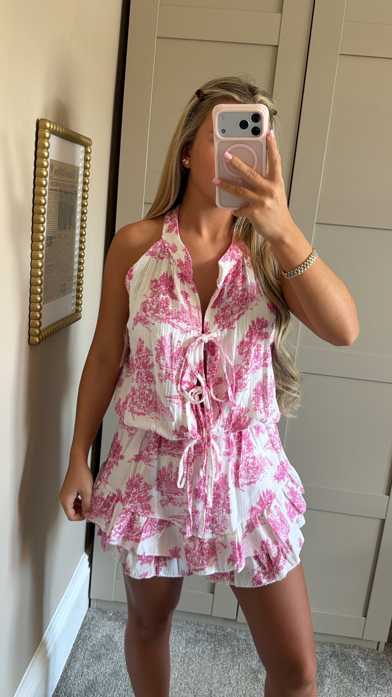 Women’s Pink Playsuit