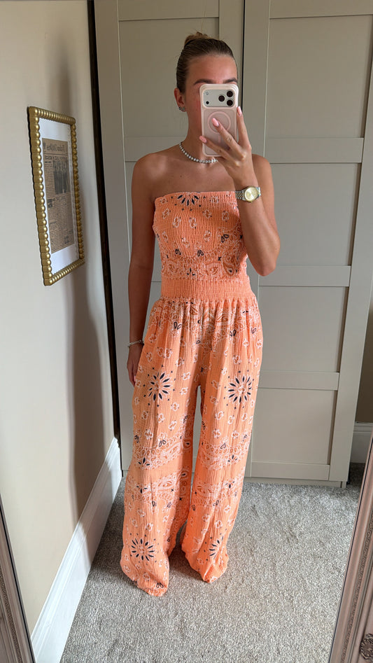 Women’s Peach Jumpsuit