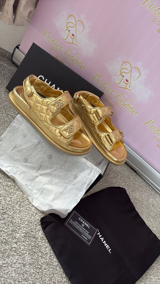 Women’s Gold Sandals PRE ORDER (18-21 Days Delivery)