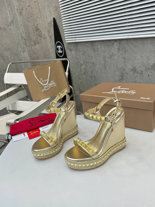 Women’s Gold Wedges PRE ORDER (18-21 Days Delivery)