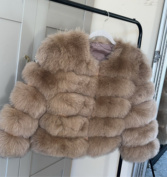Women’s Real Fox Fur Coat PRE ORDER