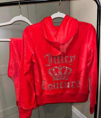 “Red” Diamanté Tracksuit 1-3 days delivery