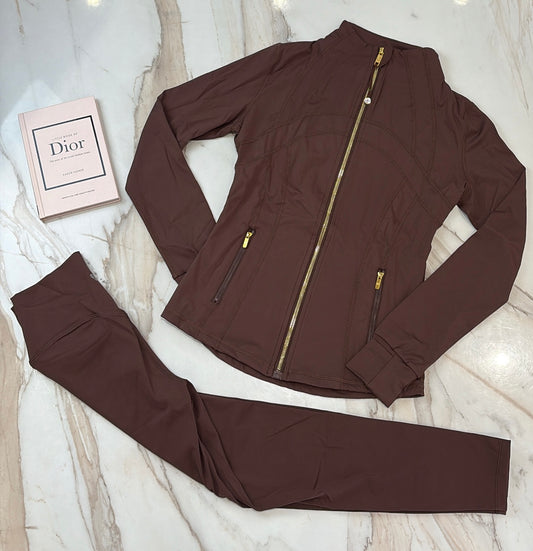 Women’s Brown Gym Set INSTOCK (1-3 Days Delivery)
