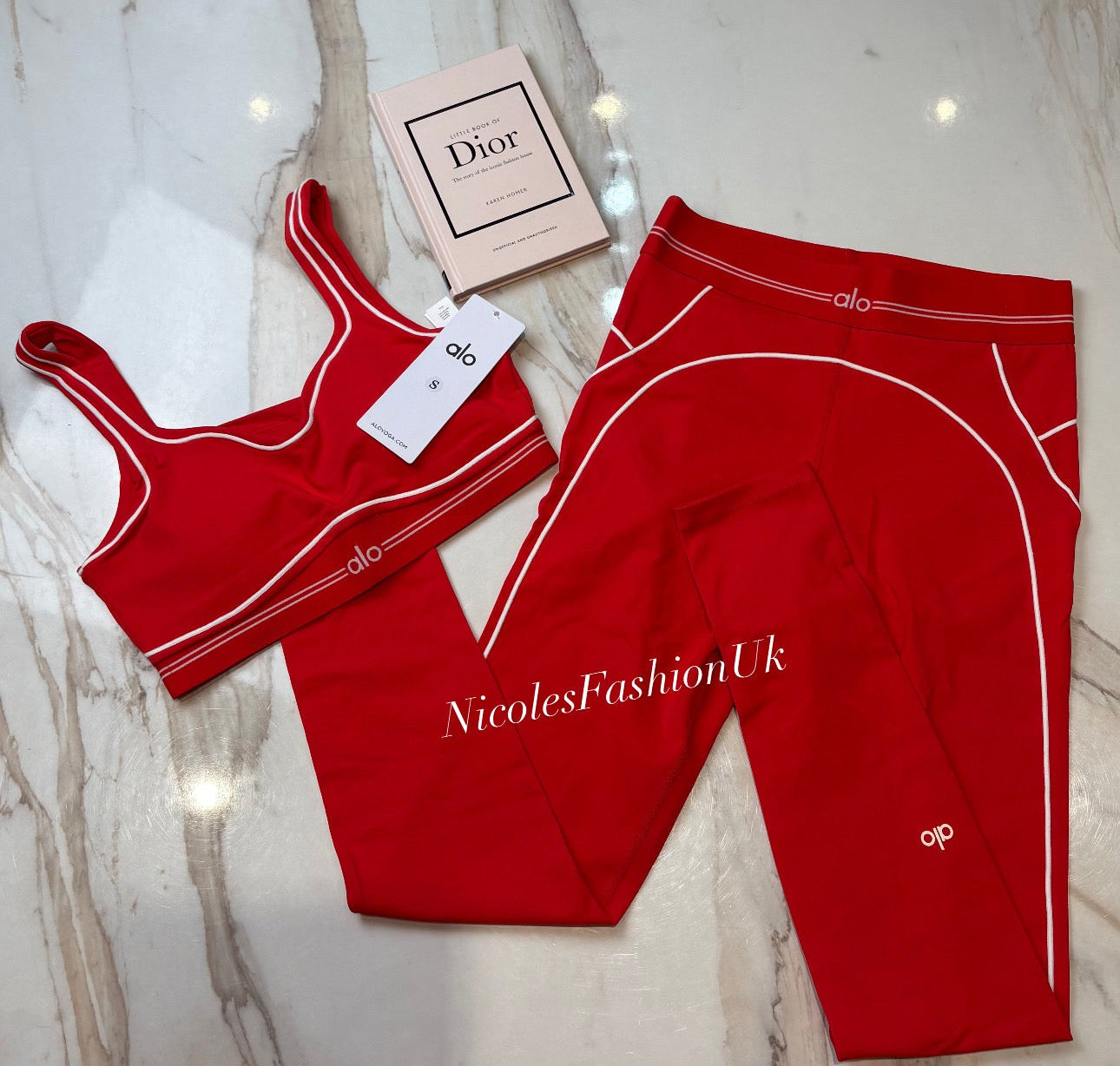 Women’s Red Stripe Gym Set INSTOCK (1-3 Days Delivery)
