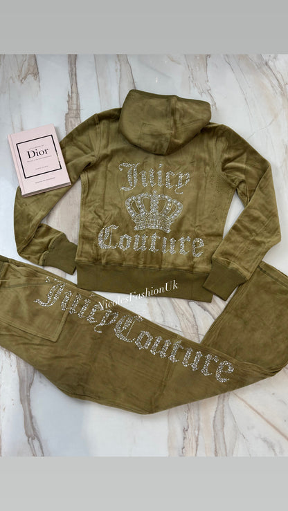 Womens Diamanté Tracksuits PRE ORDER (18-21 Days Delivery)