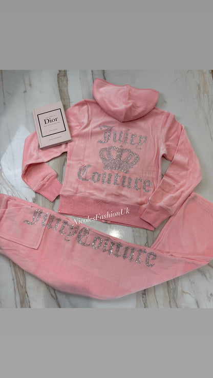 Womens Diamanté Tracksuits PRE ORDER (18-21 Days Delivery)