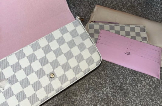 Women’s White Squares Bag PRE ORDER
