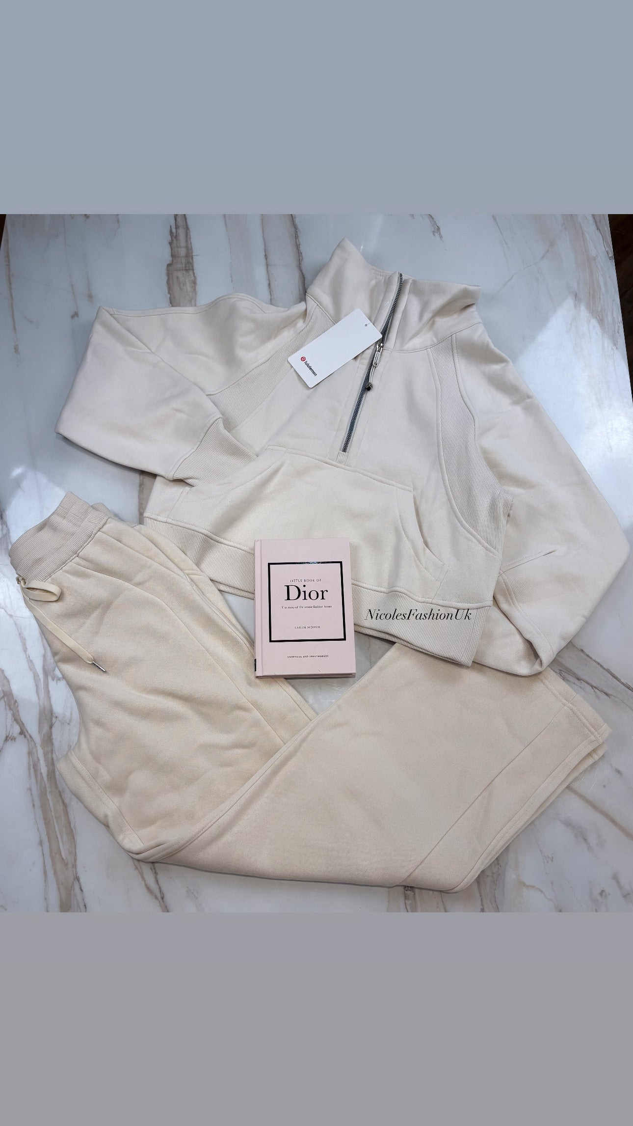 SALE-Women’s Beige LL Tracksuit INSTOCK (1-3 Days Delivery)