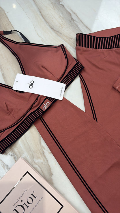 Women’s Coral Pink Gym Set INSTOCK (1-3 Days Delivery)