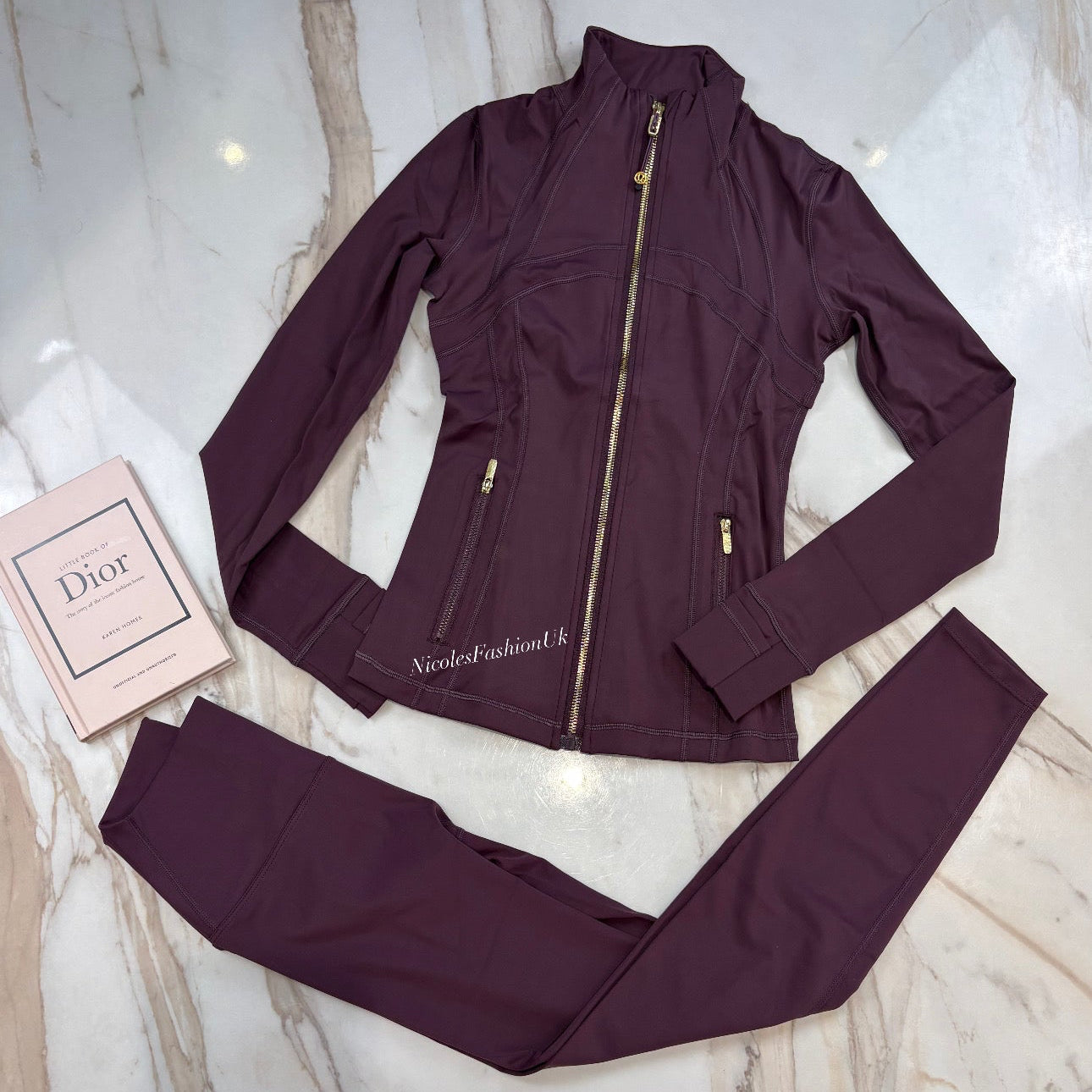 Women’s Grape Gym Set INSTOCK (1-3 Days Delivery)