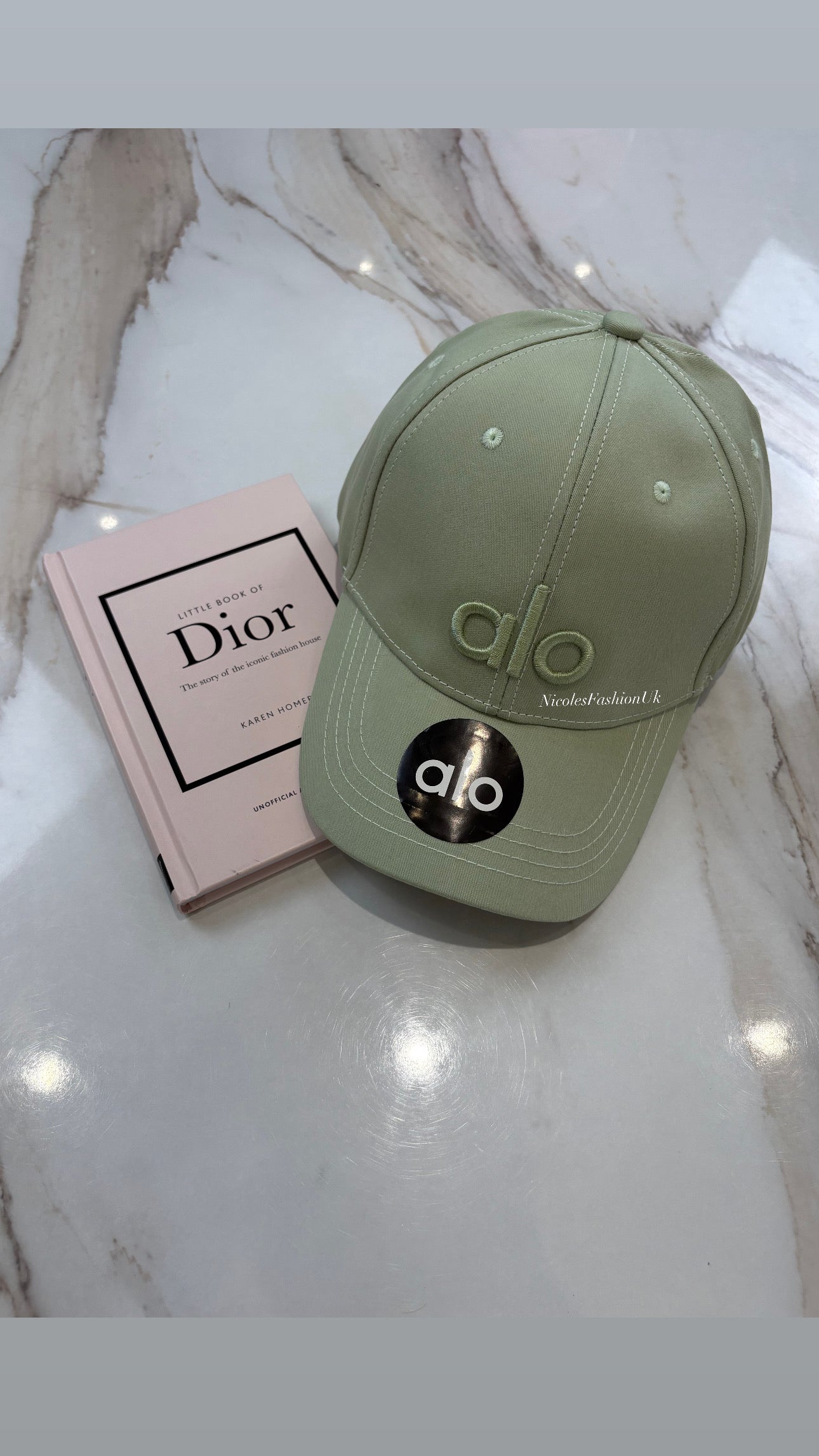 Sage Green Cap INSTOCK (1-3 Days Delivery)