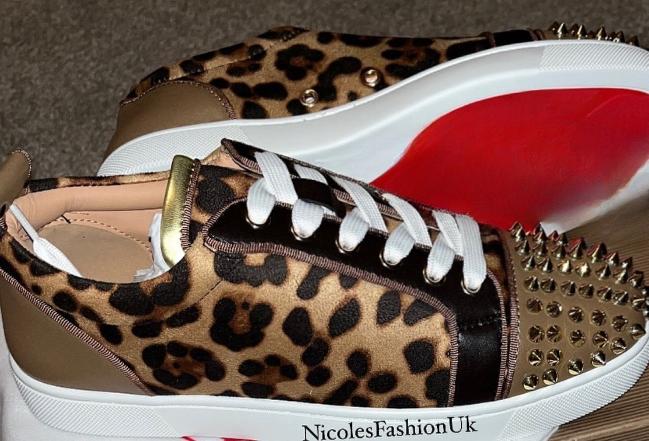 Women’s leopard trainers PRE ORDER