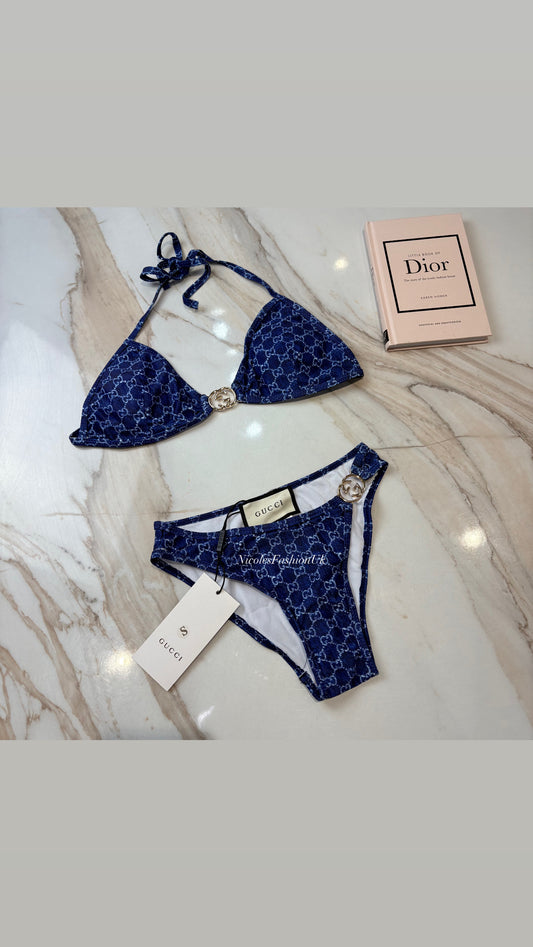 Women’s Navy GG Bikini INSTOCK (1-3 Days Delivery)
