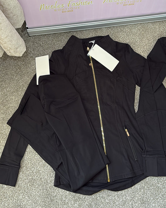 Women’s Black Gym Set INSTOCK